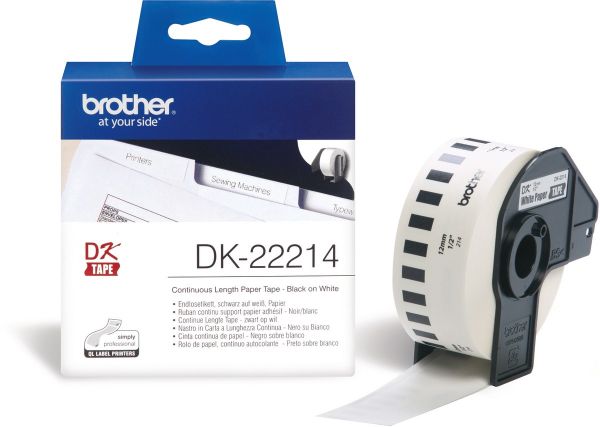 Brother DK22214 papírszalag (Eredeti)