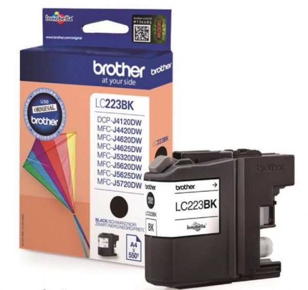 Brother LC223BK tintapatron (Eredeti)