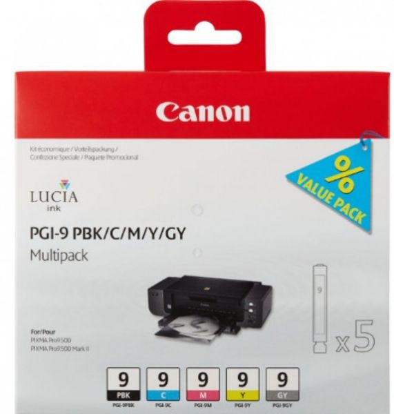 Canon PGI9 Multipack PBK/C/M/Y/GY