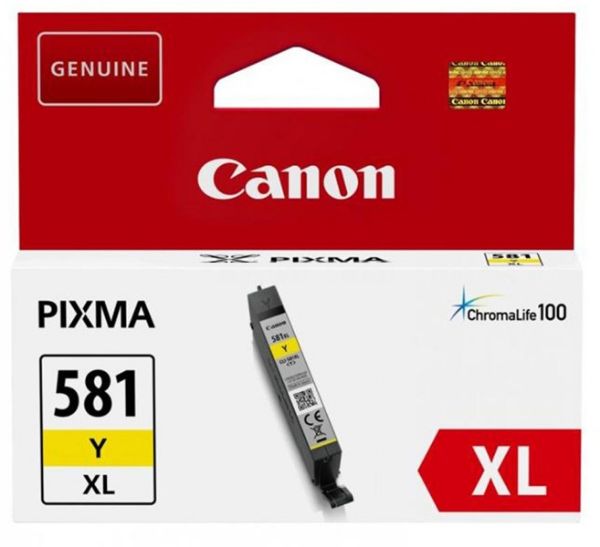 Canon CLI581XL Patron Yellow /eredeti/