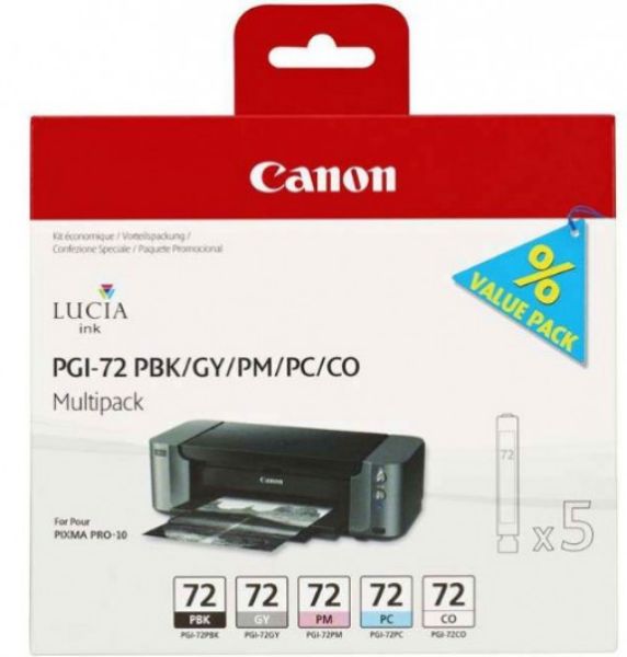 Canon PGI72 PBK/GY/PM/PC/CO Multip /o