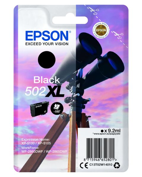 Epson T02W1 Patron Black 9,2ml (Eredeti)