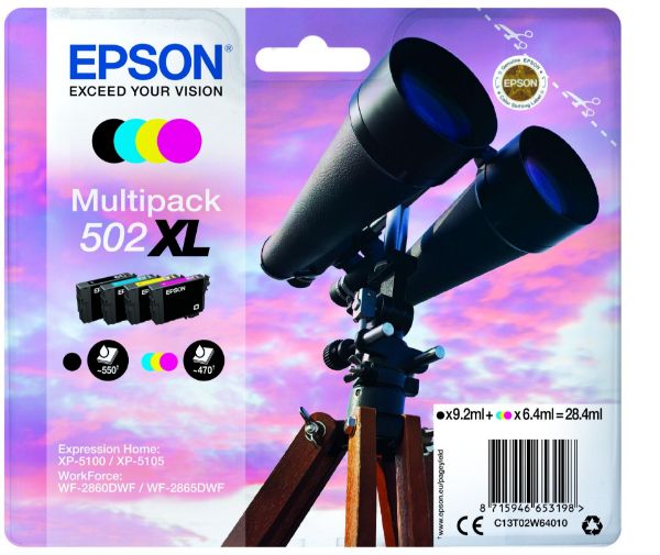 Epson T02W6 Patron Multipack 502XL (Eredeti)