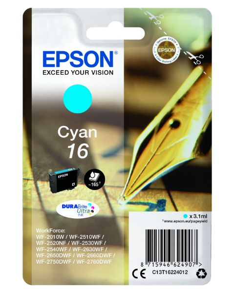 Epson T1622 Patron Cyan 3,1ml 16 (Eredeti)