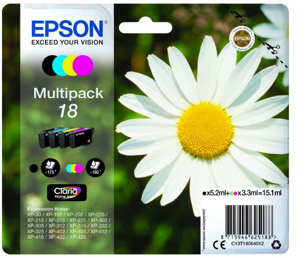 Epson T1806 Patron Multipack (Eredeti)