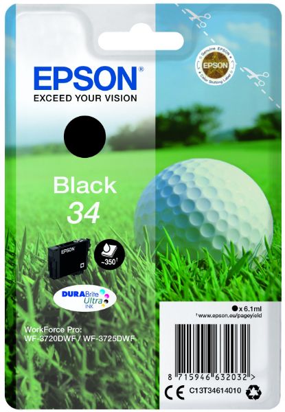 Epson T3461 Patron Black 6,1 ml (Eredeti)