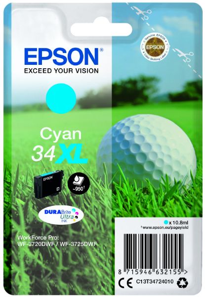 Epson T3472 Patron Cyan 10,8 ml (Eredeti)