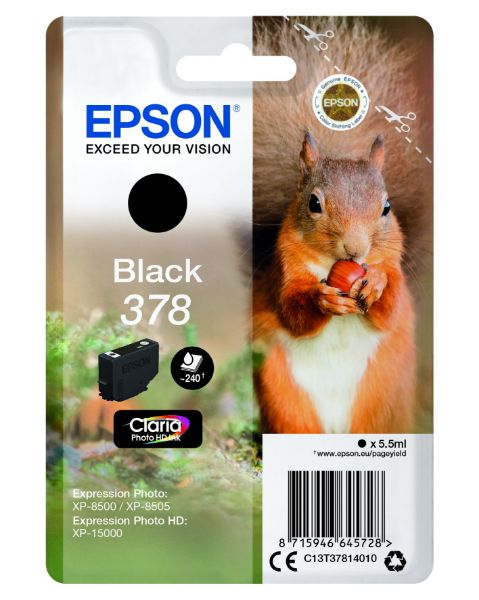 Epson T3781 Patron Black 5,5ml 378 (Eredeti)