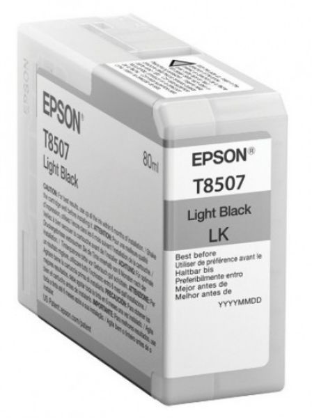 Epson T8507 Patron Light Black 80 ml /original/