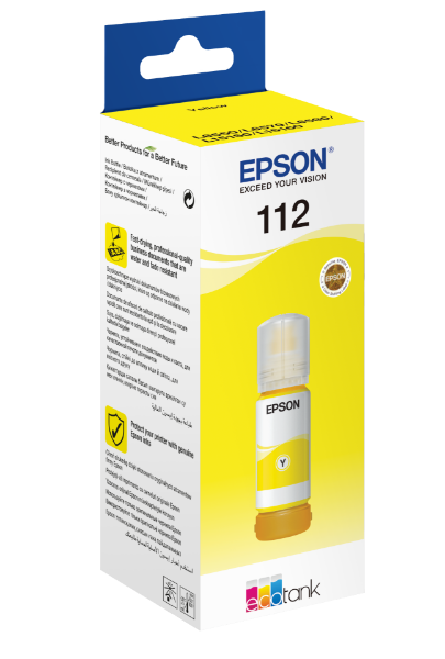Epson T06C4 Tinta Yellow 70ml No.112 (Eredeti)