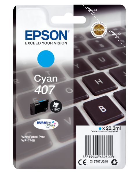 Epson T07U2 Patron Cyan 1,9K, 20,3ml /o/