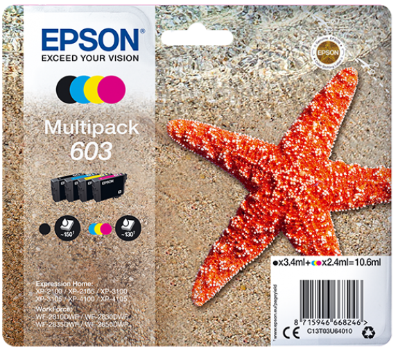 Epson T03U6 Patron Multipack (Eredeti)