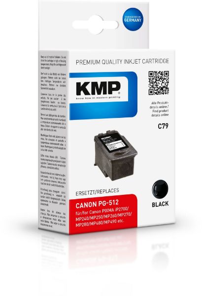 CANON PG512 Bk KMP (For Use)