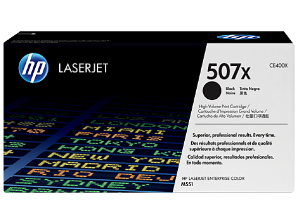 HP CE400X Toner Black 11k No.507X (Eredeti)