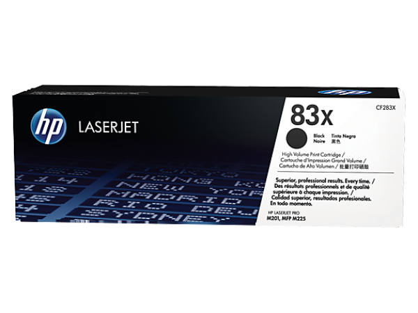 HP CF283X Toner Black 2,2k No.83X (Eredeti)