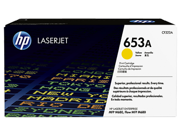 HP CF322A Toner Yellow 16,5k No.653A (Eredeti)