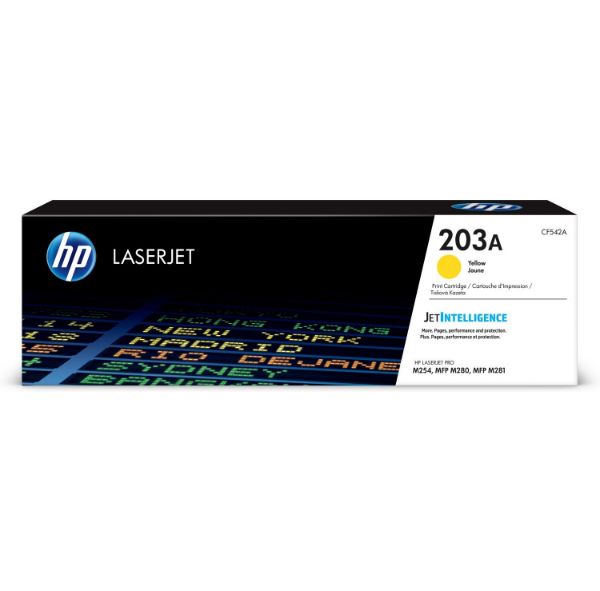 HP CF542A Toner Yellow 1,3k No.203A (Eredeti)