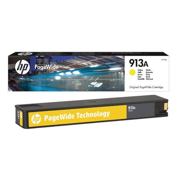 HP F6T79AE Patron Yellow 3k No.913A(Eredeti)