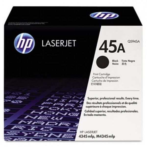 HP Q5945A Toner Black 18k No.45A (Eredeti)