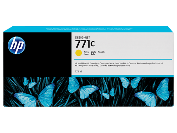 HP B6Y10A Patron Yellow 775ml No.771 (Eredeti)