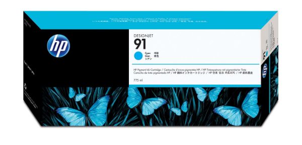 HP C9467A Patron Cyan 775ml No.91 (Eredeti)