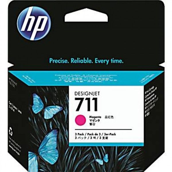 HP CZ135A Patron 3Pack Magenta 29ml No.711 (Eredeti)