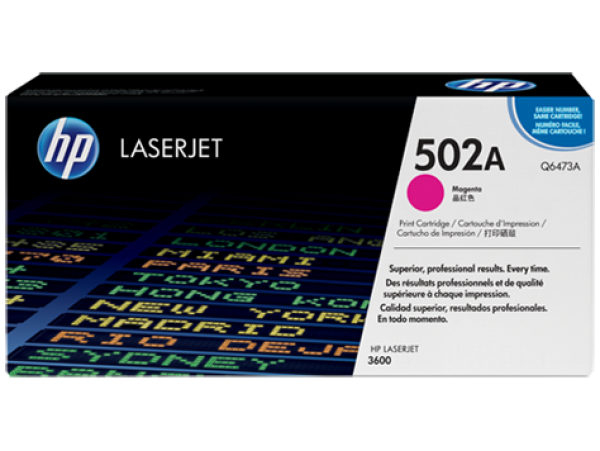 HP Q6473A Toner Magenta 4k No.502A (Eredeti)