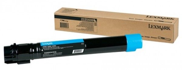 Lexmark XS95x Toner Cyan 22k BSD (Eredeti) 22Z0009