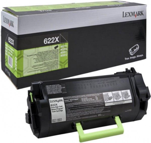 Lexmark MX711/810/811/812 Extra High Return Toner 45K (Eredeti) 62D2X00