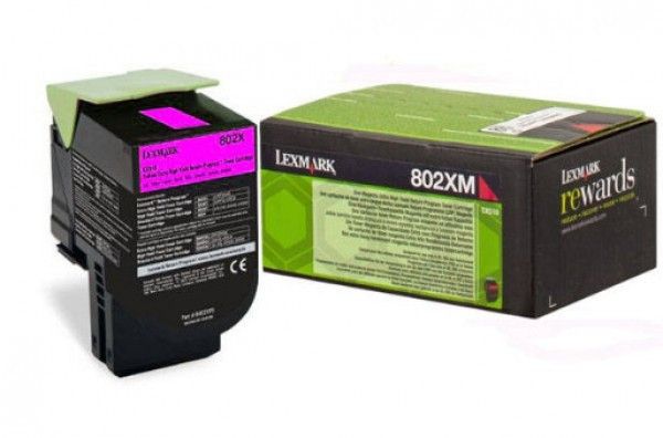 Lexmark CX510 Extra High Return Toner Magenta 4K (Eredeti) 80C2XM0