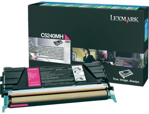 Lexmark C524/534 High Return Toner Magenta 5K (Eredeti) C5240MH