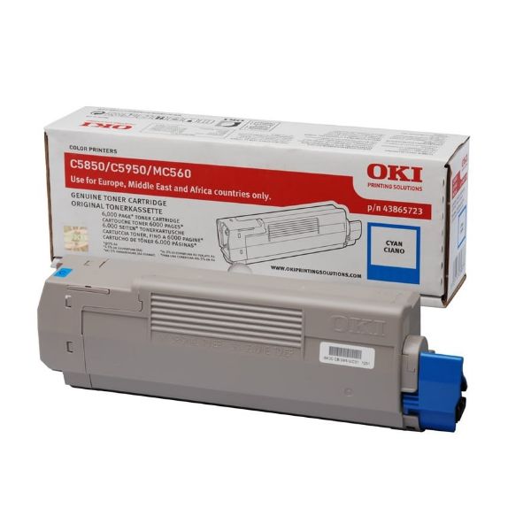 Oki C5850,5950 Toner Cyan 6k (Eredeti)