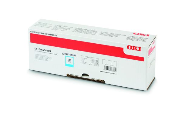 OKI C610 Toner Cyan 6k (Eredeti)