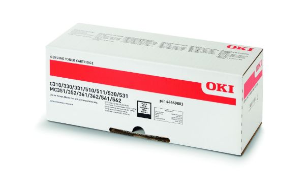 Oki C310/330/510/530/MC351 Toner Black 3,5K (Eredeti)