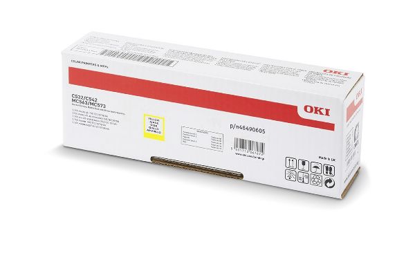 Oki C532/C542 High Toner Yellow 6K (Eredeti)