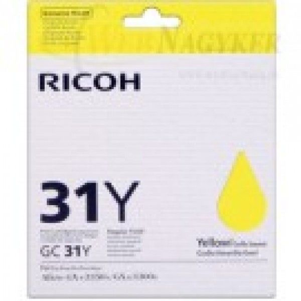 Ricoh GX3300/3350 ink Yellow GC31Y (Eredeti)