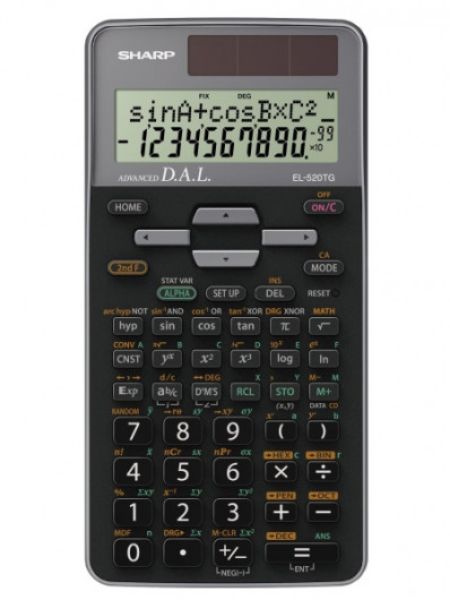 Sharp EL520TGGY számológép Tudományos